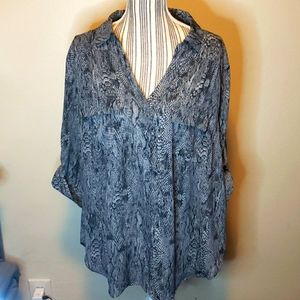 Torrid Harper animal print top